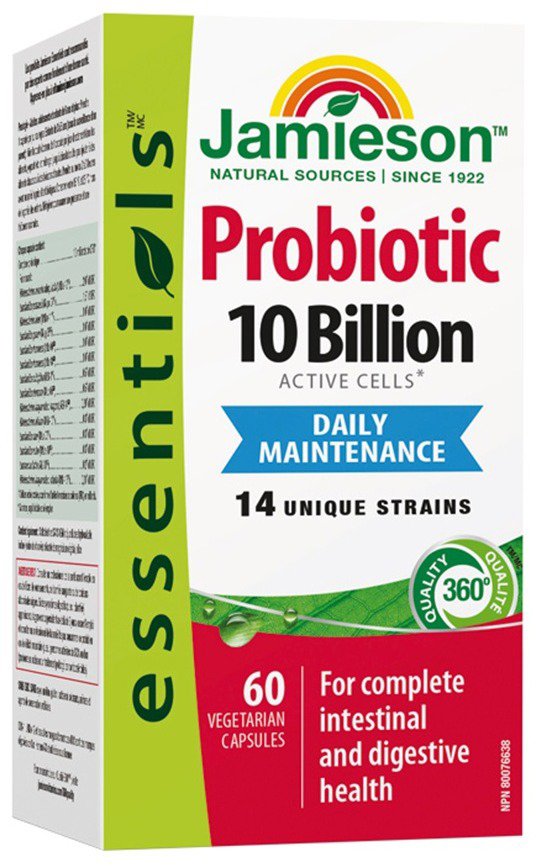 JAMIESON Probiotic 10 miliárd 14 kmeňov 60 kapsúl