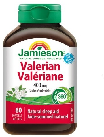 JAMIESON Valeriána 400 mg 60 kapsúl