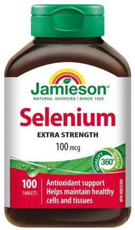 JAMIESON Selén 100 mcg 100 tabliet