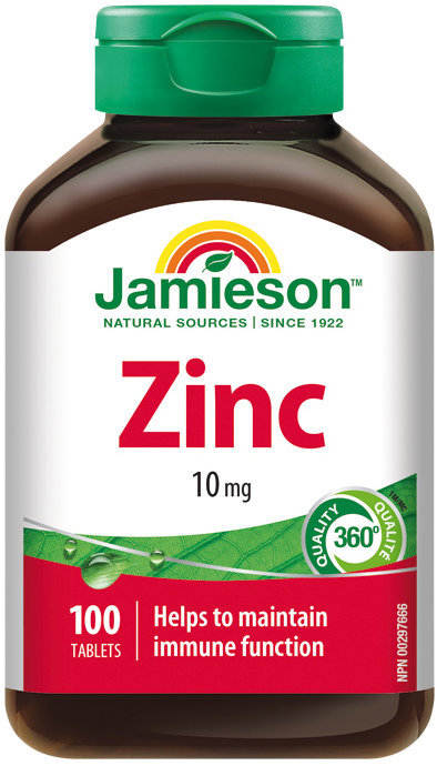 JAMIESON Zinok 10 mg 100 tabliet