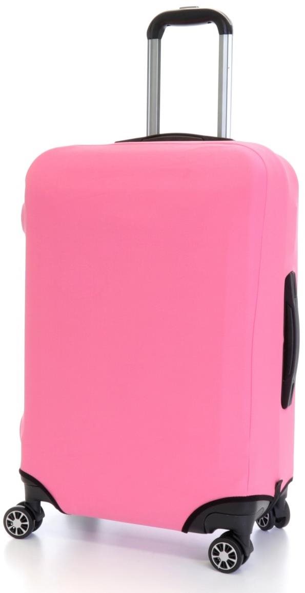 Obal na kufor T-class (ružový) Veľkosť XL (výška kufra cca 75 cm)