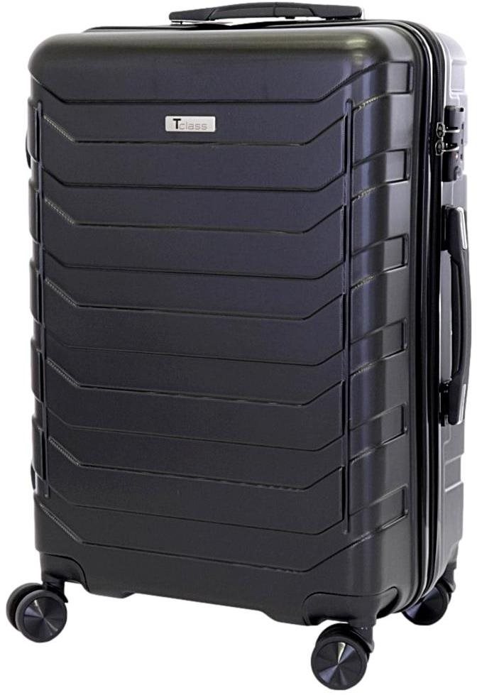 T-class® Cestovný kufor 618, matná čierna, L