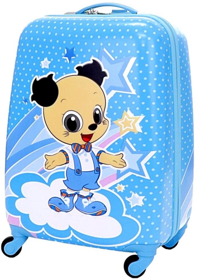 T-class® Detský palubný kufor 18" 3970, Modrý psík