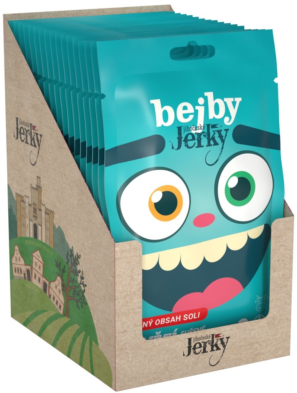 Jihočeské Jerky Bejby hovädzie 20 ks