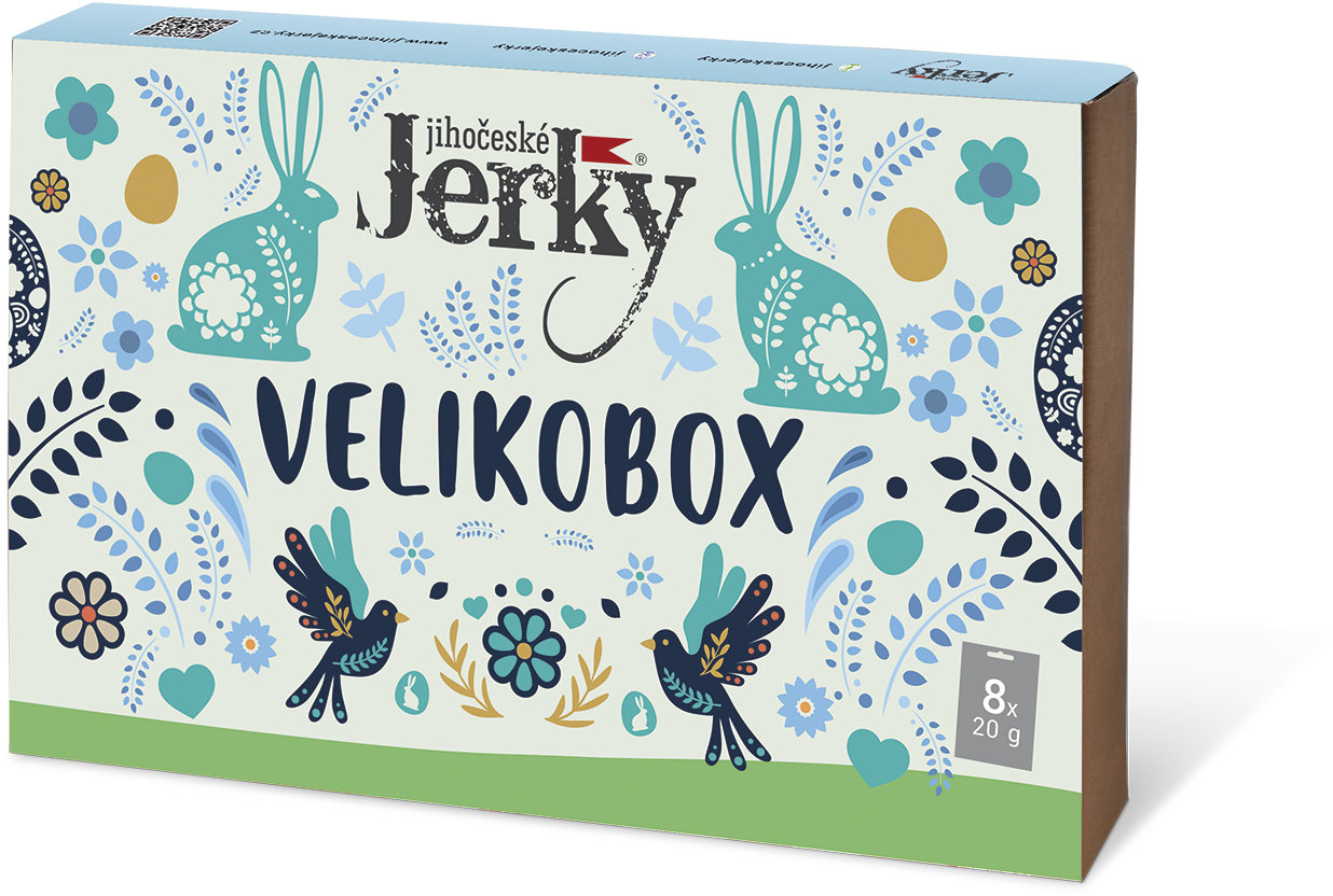 Juhočeské Jerky Veľkobox 8 ks