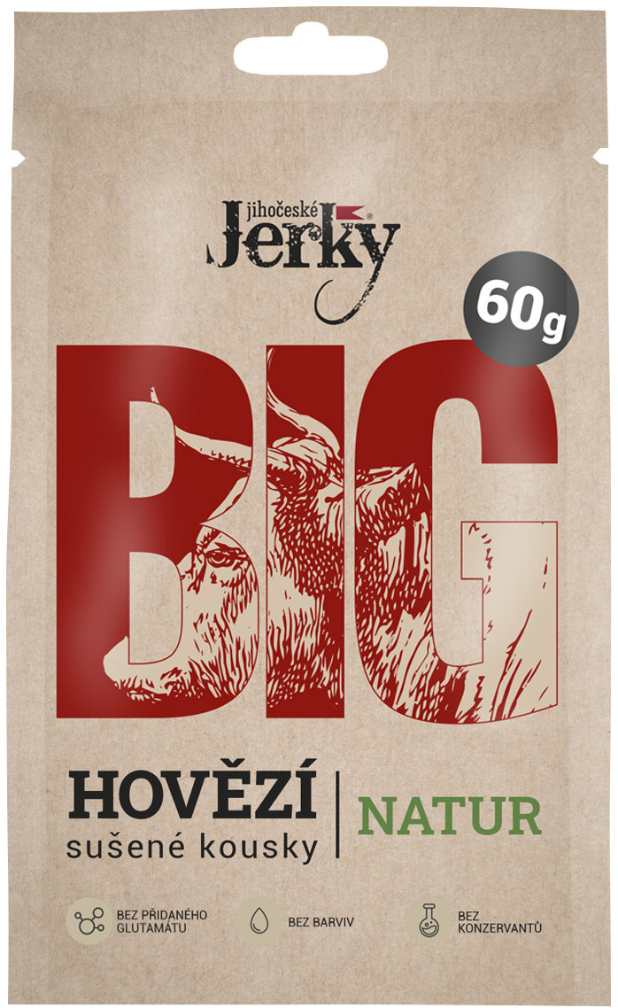 Jihočeské Jerky Hovädzie natur Big 60 g