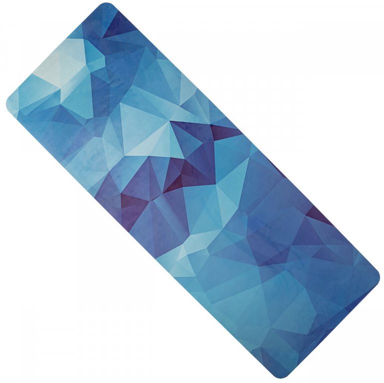 YATE Yoga mat prírodná guma modrá 4 mm
