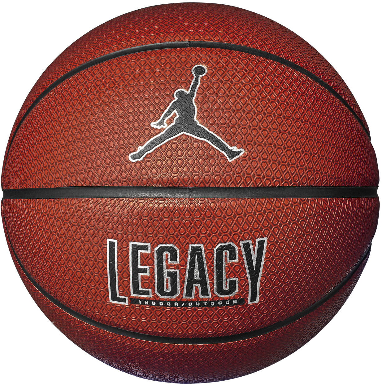 Jordan Legacy 8P 07 2.0 basketbalová lopta oranžová/čierna