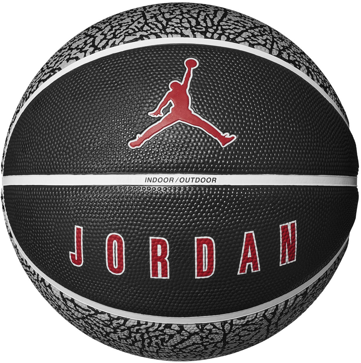 Jordan Playground 8P 07 basketbalová lopta sivá/červená