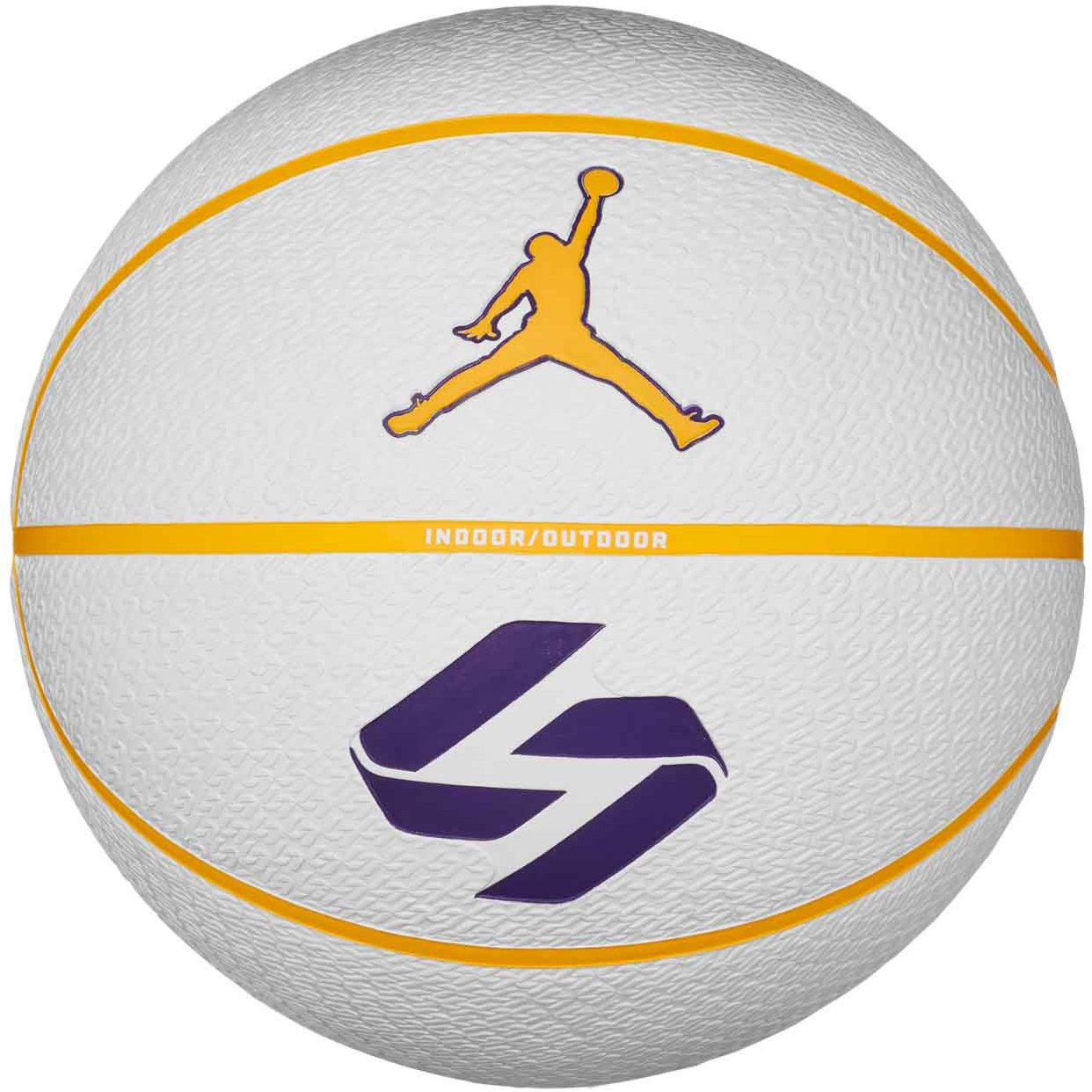Jordan Playground 8P 07 basketbalová lopta biela/žltá