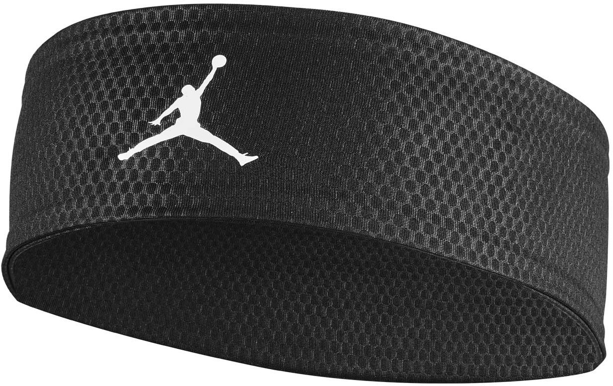Jordan Dri-Fit Šport čelenka čierna/biela