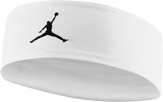 Jordan Dri-Fit Šport čelenka biela/čierna