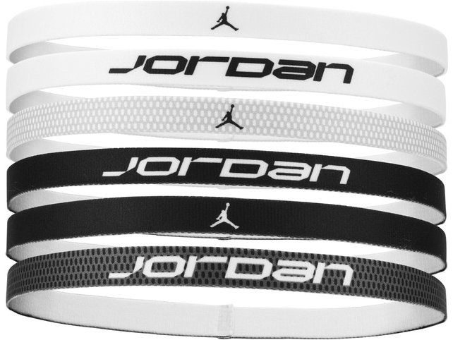 Jordan Elastic Šport čelenky čierne/biele 6 ks