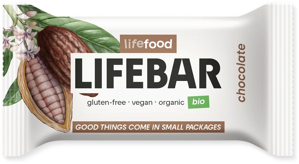 LIFEFOOD Lifebar tyčinka čokoládová RAW BIO
