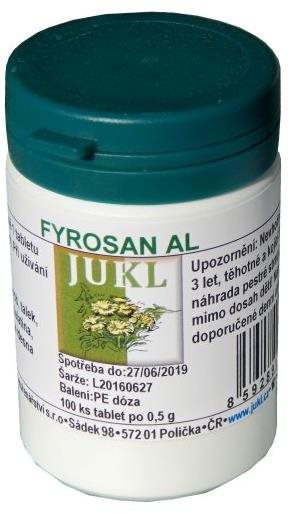 Jukl – Fyrosan AL 100 tab.