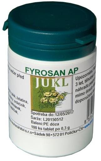Jukl – Fyrosan AP 100 tab.
