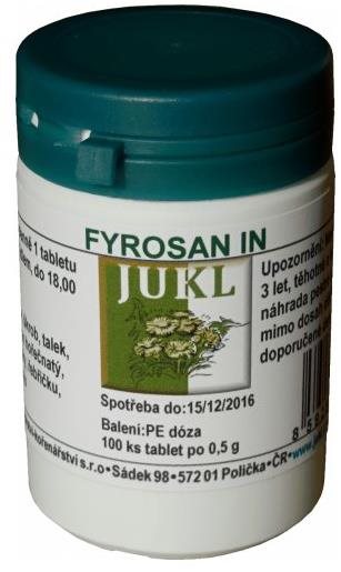 Jukl – Fyrosan IN 100 tabliet