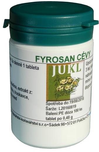 Jukl – Fyrosan Cievy 100 tab.