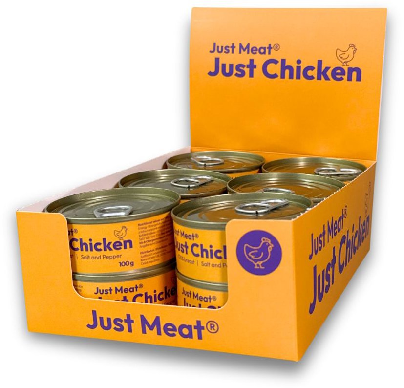 Just Meat Just Chicken 12× 100 g salt and pepper