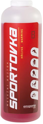 Sportovka Hrejivá masažny roztok 550 ml
