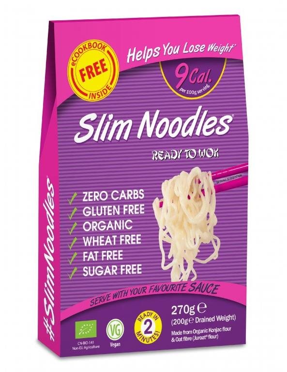 SlimPasta Konjakové rezance BIO v náleve 270 g
