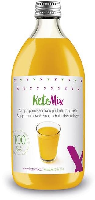 KetoMix Sirup s pomarančovou príchuťou, bez cukru (100 porcií)