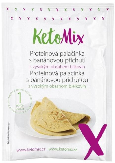 KetoMix Proteínová palacinka s banánovou príchuťou (10 porcií)