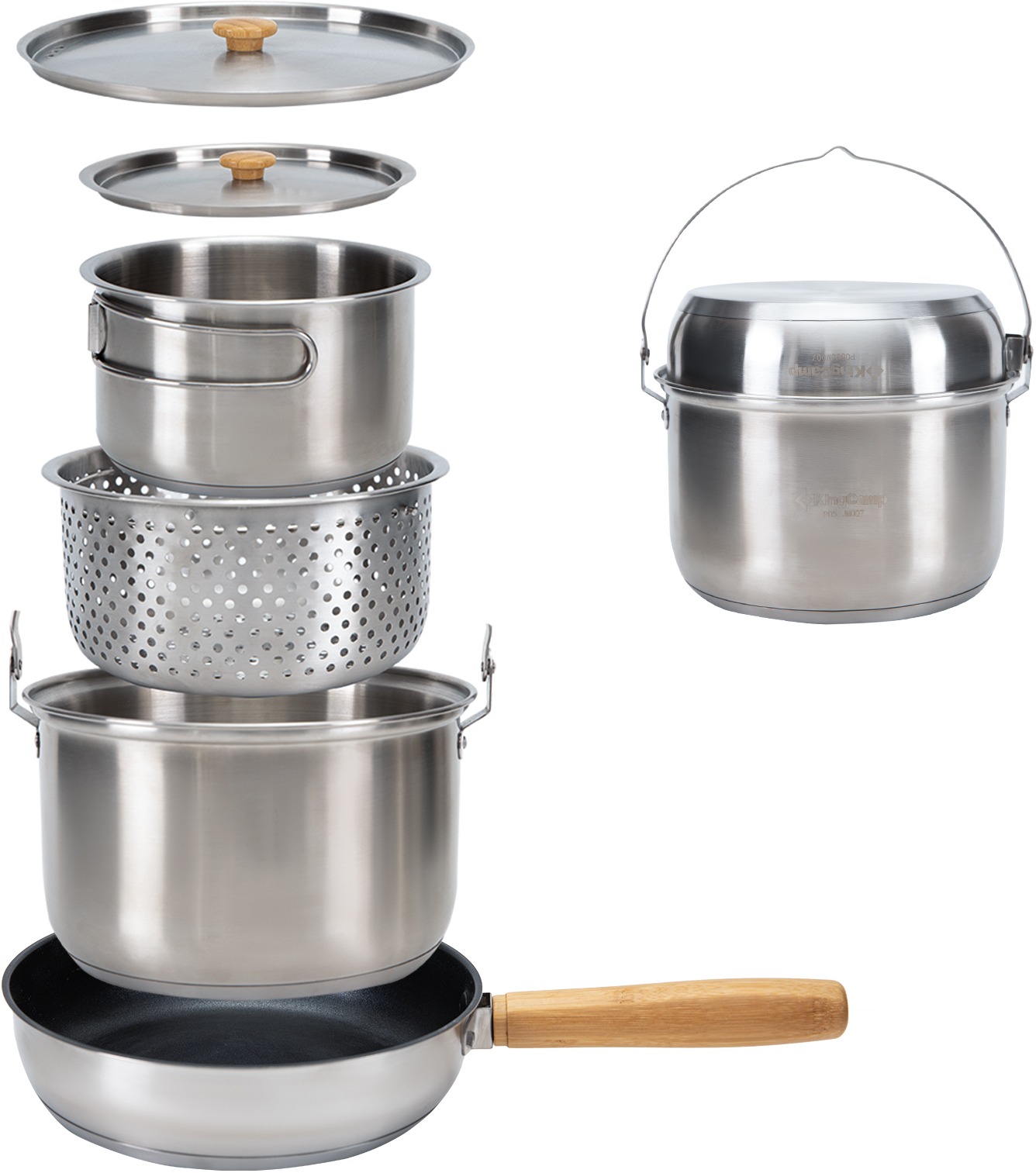 KingCamp Stainless Steel Cookware Sada
