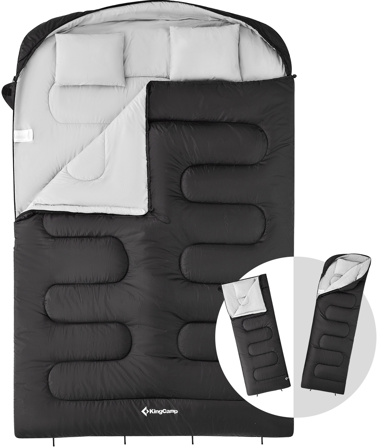 KingCamp Rosa 350D black
