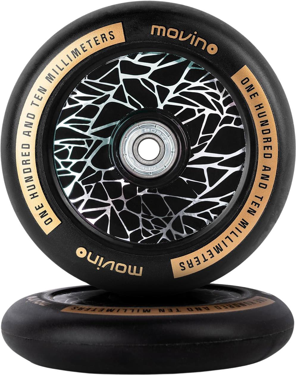 Movino Náhradné kolieska na freestyle kolobežku Movino MANIAC Gold, 110 mm, 2 ks