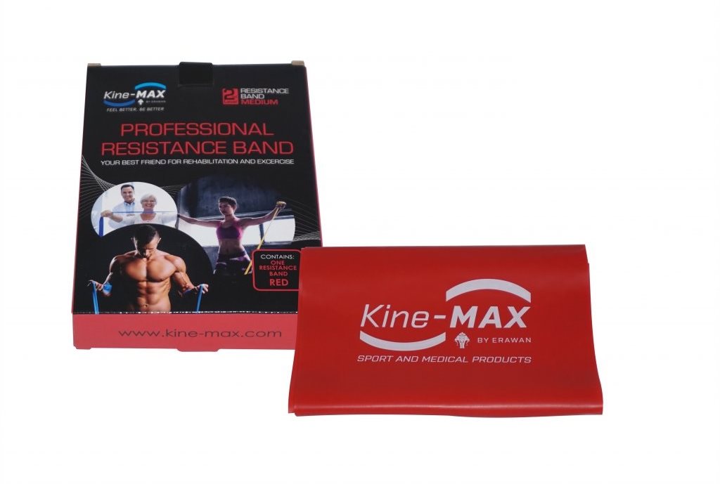 Kine-MAX Pro-Resistance Band - Level 2 - Červená (Stredný)