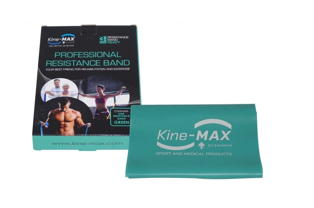 KINE-MAX PROFESSIONAL RESISTANCE BAND – LEVEL 3 – ZELENÁ (ŤAŽKÁ)