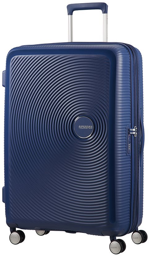 American Tourister Soundbox Spinner 77 EXP Midnight Navy