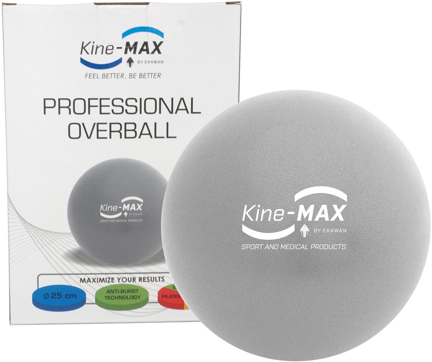 Kine-MAX Professional OverBall – strieborný