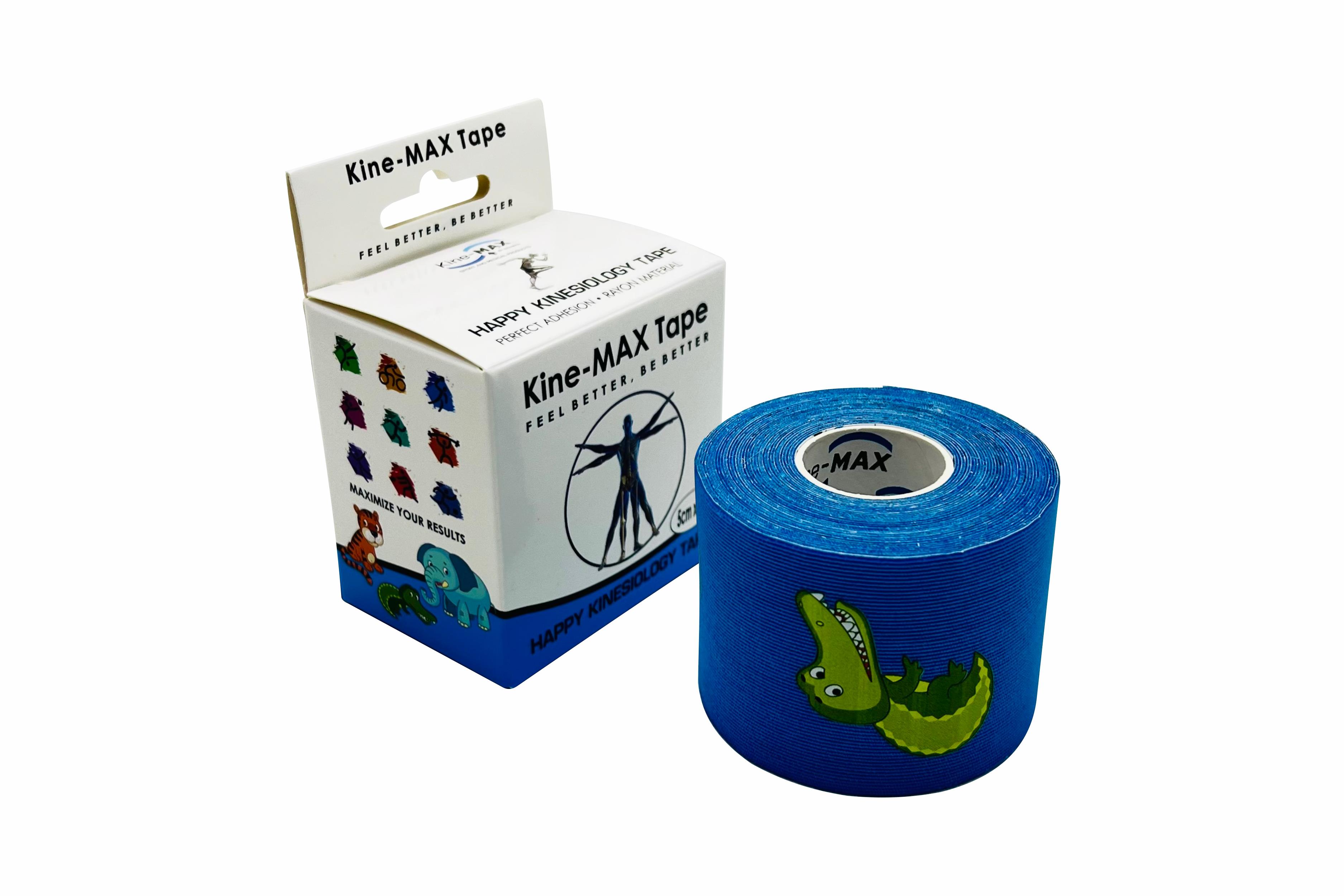 Kine-MAX Happy Tape – Kineziologický tejp s obrázkami modrý