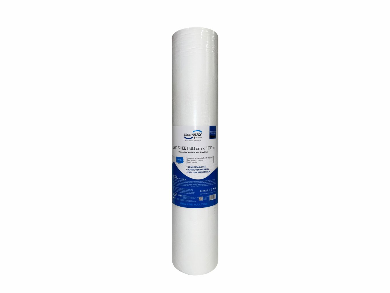 Kine-MAX Bed Sheet 60 cm × 100 m – jednorazové prestieradlo v rolke