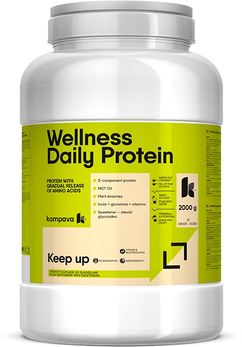 Kompava Wellness Daily Proteín 2 000 g, čokoláda-kokos