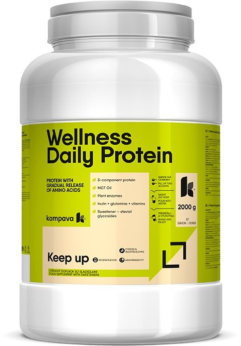 Kompava Wellness Daily Proteín 2 000 g, čokoláda