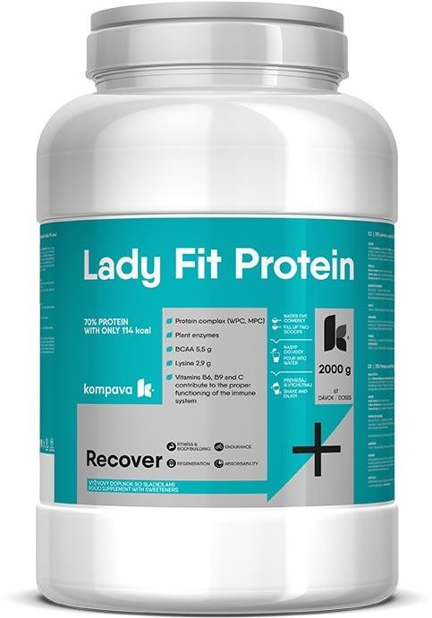 Kompava LadyFit 2000 g, čokoláda