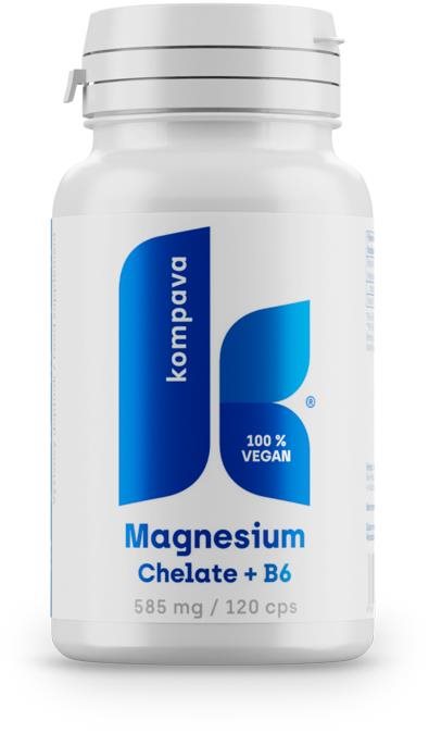 KOMPAVA Magnesium Chelate 585 mg, 120 kapsúl