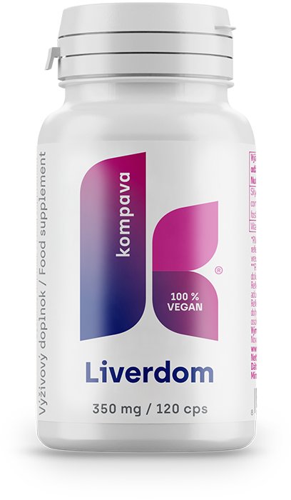 Kompava Liverdom 350 mg 120 kapsúl