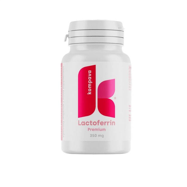 Kompava Premium Lactoferrin 350 mg 30 kapsúl
