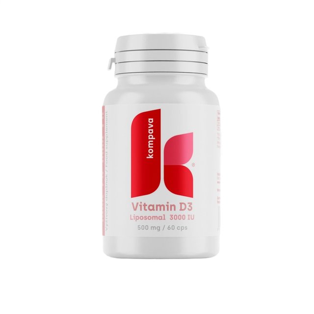 Kompava Vitamín D3 3000 IU 500 mg 60 kapsúl