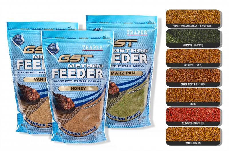 Traper Kŕmidlová zmes Method Feeder GST Marcipán 1 kg