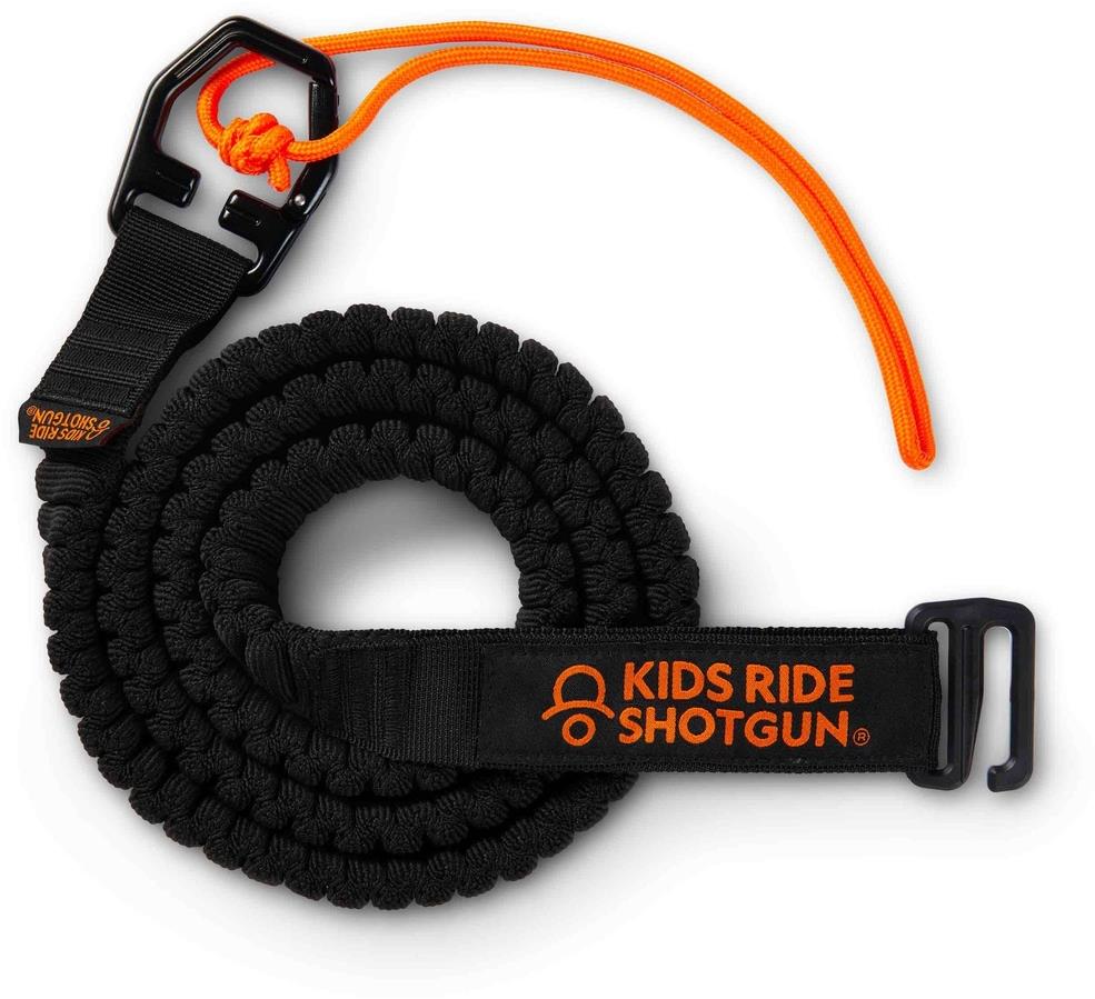 Kids Ride Shotgun Lano na ťahanie bicykla Quick Fit čierne