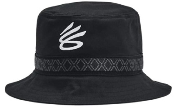 Under Armour Klobúk Unisex Curry Bucket čierno/biely M/L
