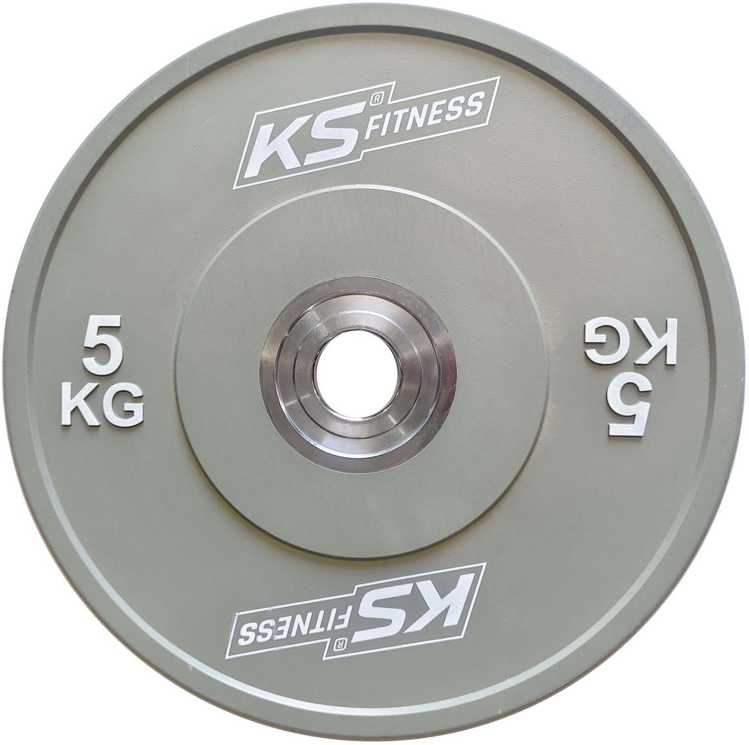 KUBIsport Celogumový kotouč s ocelovým středem 5 kg, průměr 50 mm
