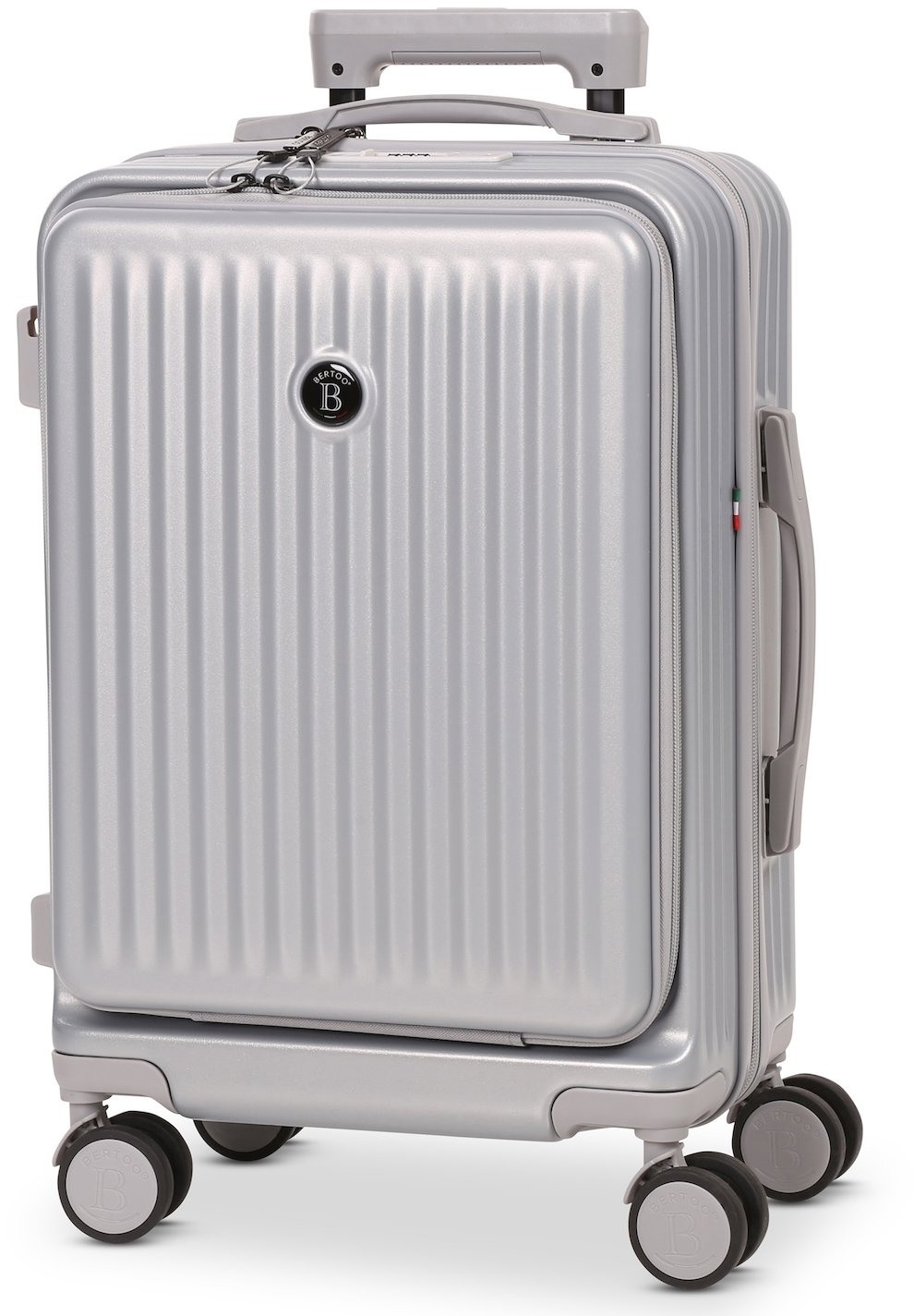 Bertoo Cagliari Kabínový kufor, strieborný 36 l