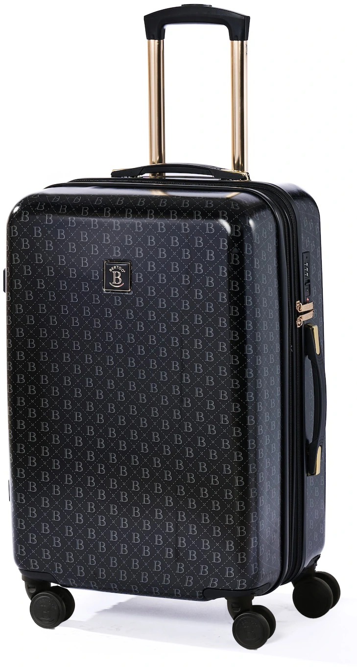 BERTOO Cestovný kufor Torino, čierny 60 l