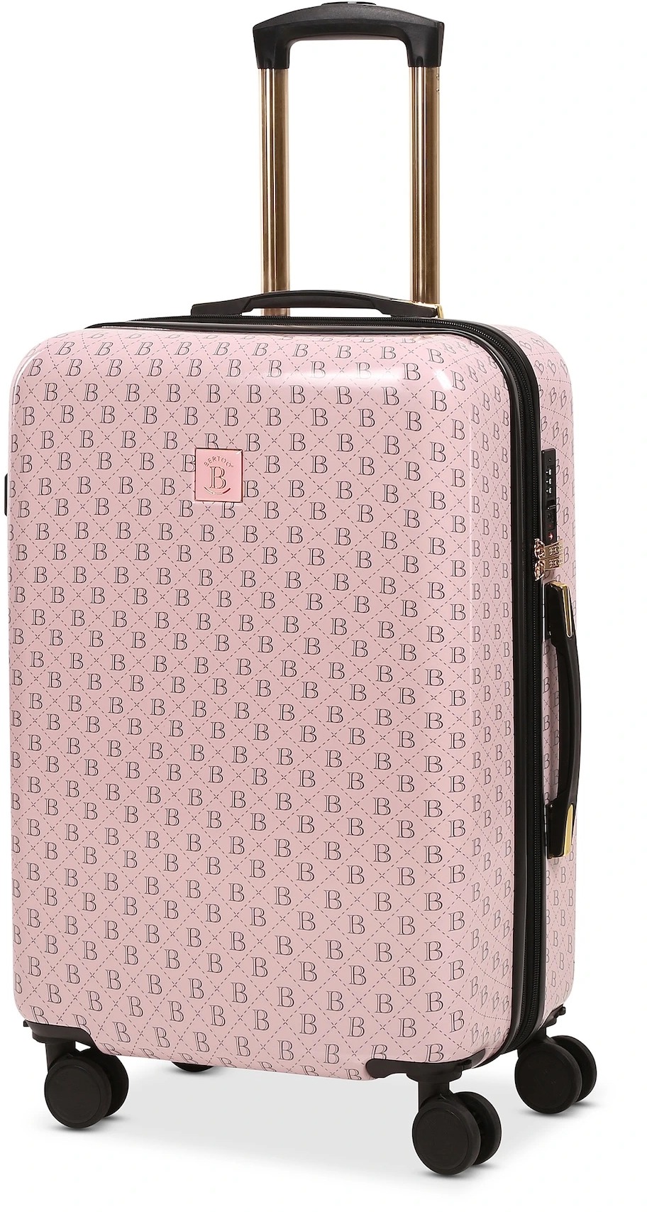 BERTOO Cestovný kufor Torino, ružový 60 l